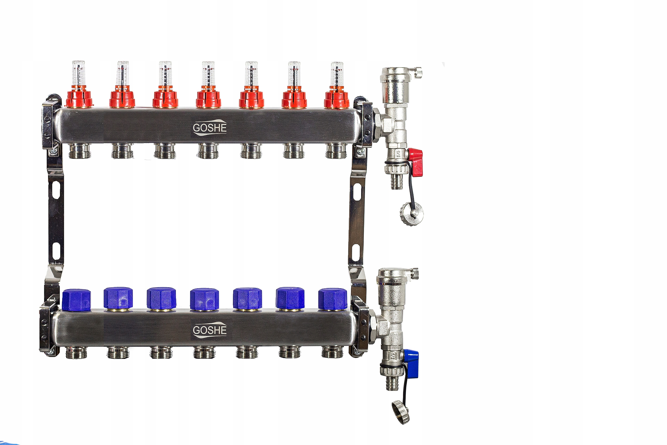 ROZDZIELACZ PODŁOGÓWKI STAL NIER. GOSHE 7 SEKCJI