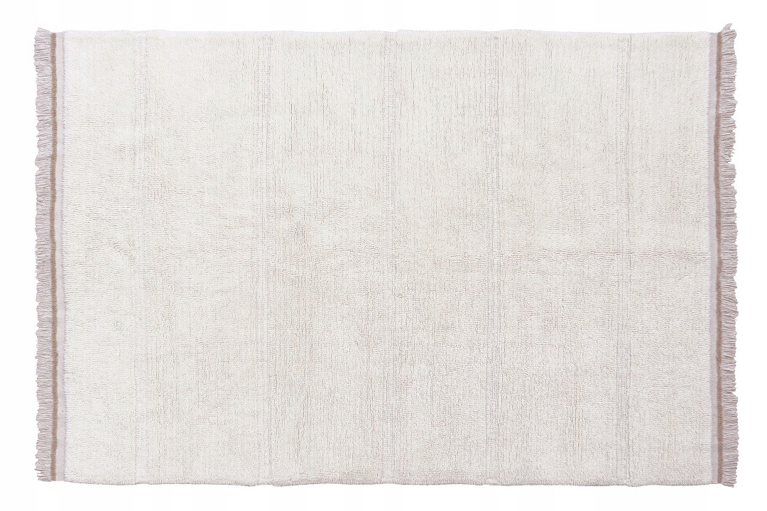 Lorena Canals koberec vlněný Steppe White 170 x 240 cm měkký na praní