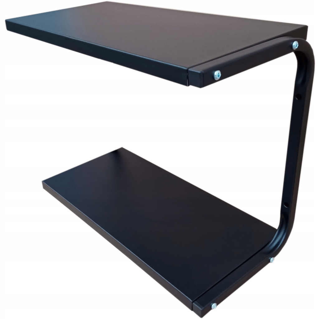 Półka metalowa ścienna 53 cm dodatkowa PG2MCD podwójna warsztat loft garaż