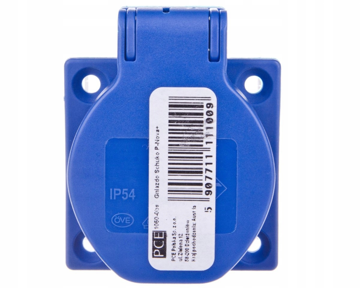 

Gniazdo tablicowe 10/16A 2P+Z 230V schuko IP44