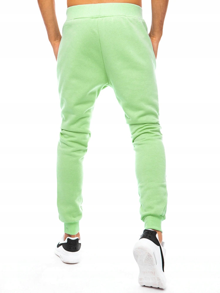 MĘSKIE SPODNIE DRESOWE TYPU JOGGER ux3451 - XL Kolor niebieski