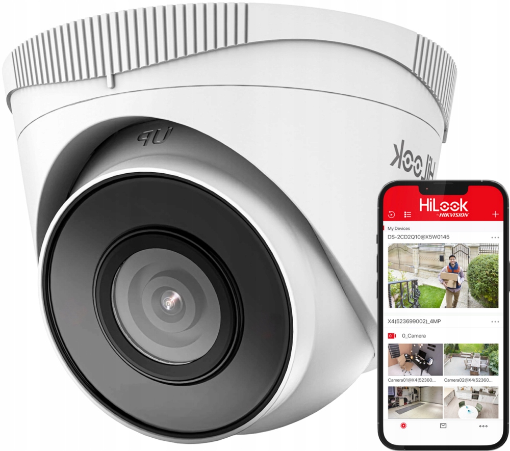 5MPx vonkajšia PoE kamera IR30m IPC-T250H HiLook od Hikvision