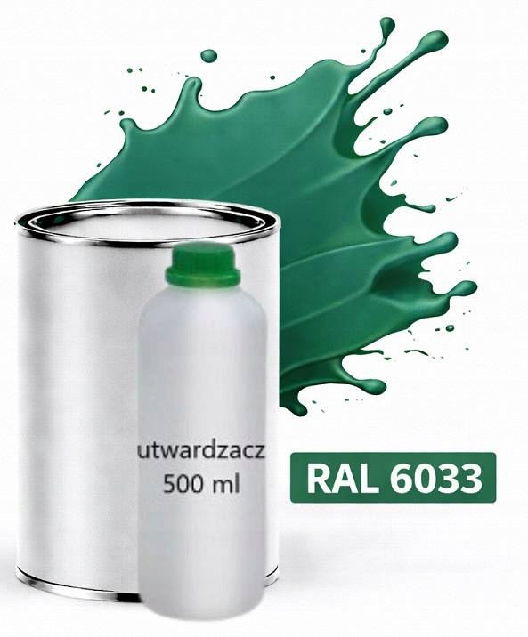 Ral 6033 Polyuretan Akryl 2:1 1 L Matný Lak Tužidlo Normal 0,5 L