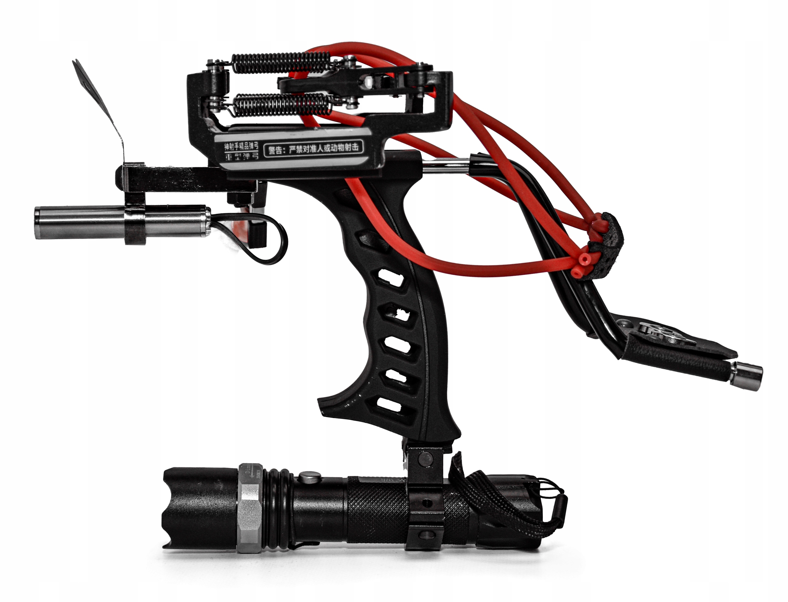 Prak S Svítilnou A Laserem Silný Dálkový Dosah Vystřelovače Na Šipky