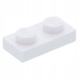 

Lego Płytka 1 x 2 Biała White 3023 Nowa