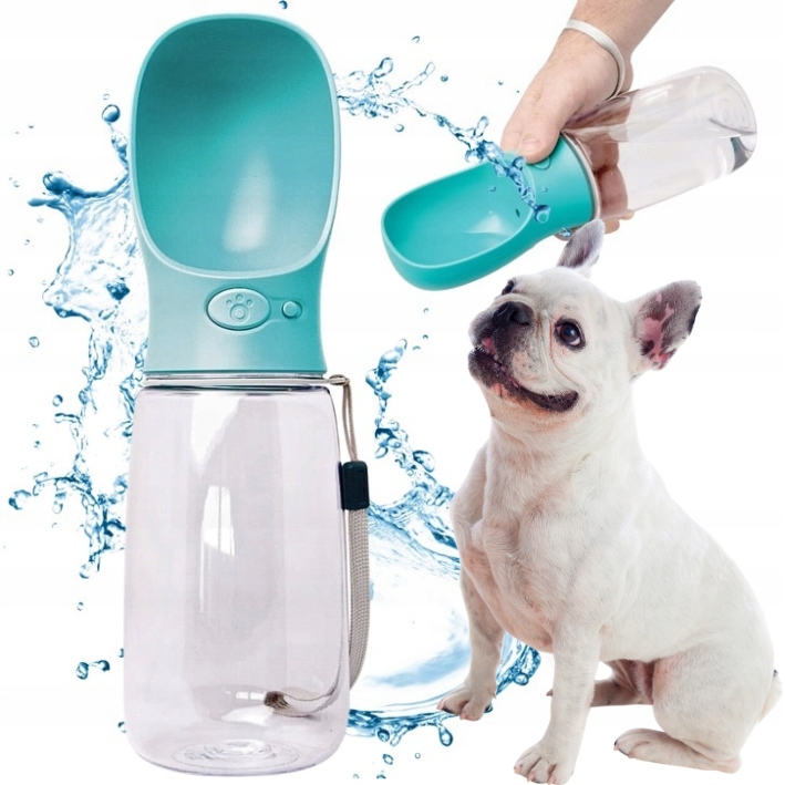 

Poidło Dla Psa Butelka Bidon z Miską na Wodę 550ml