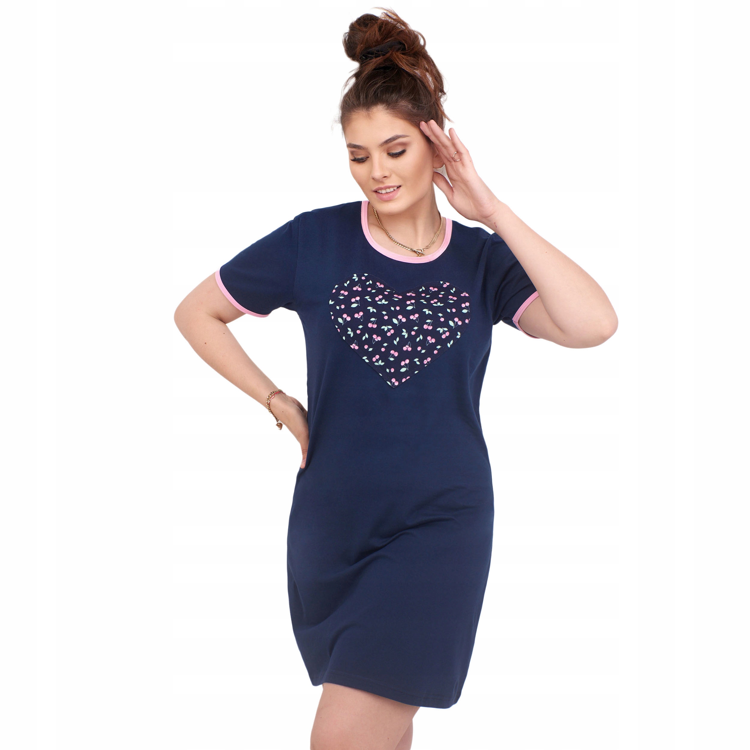 

Koszula Nocna Damska Granatowa Marcinkowski XL