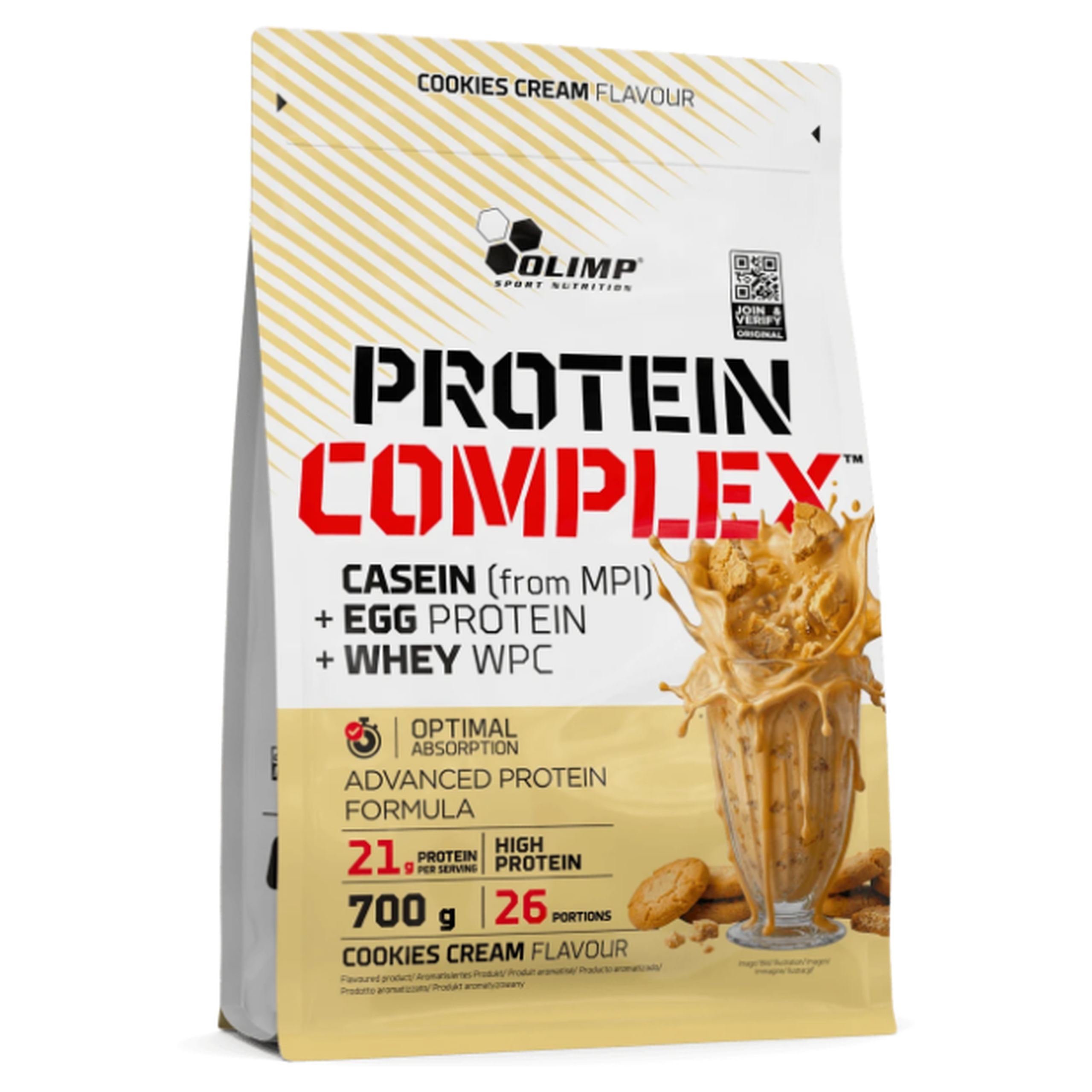 Olimp Whey Protein Complex 700 g Vaječný Protein Izolát Sušenková Sušenka