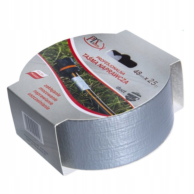 

Taśma Duct naprawcza szara 48x25 Plx