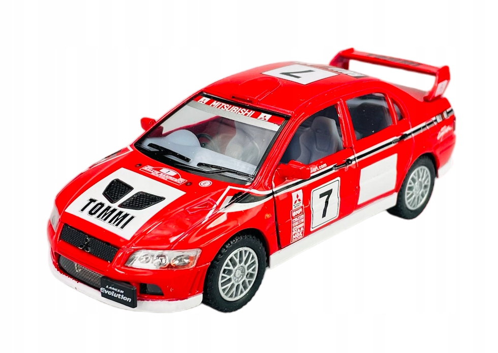 KINSMART MITSUBISHI LANCER EVOLUTION VII WRC 1 : 36 Возраст dziecka 3 lata + foto 0