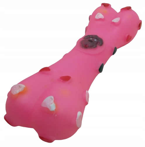

gumowy gryzak kostka z piszczałką wielkość 16 cm