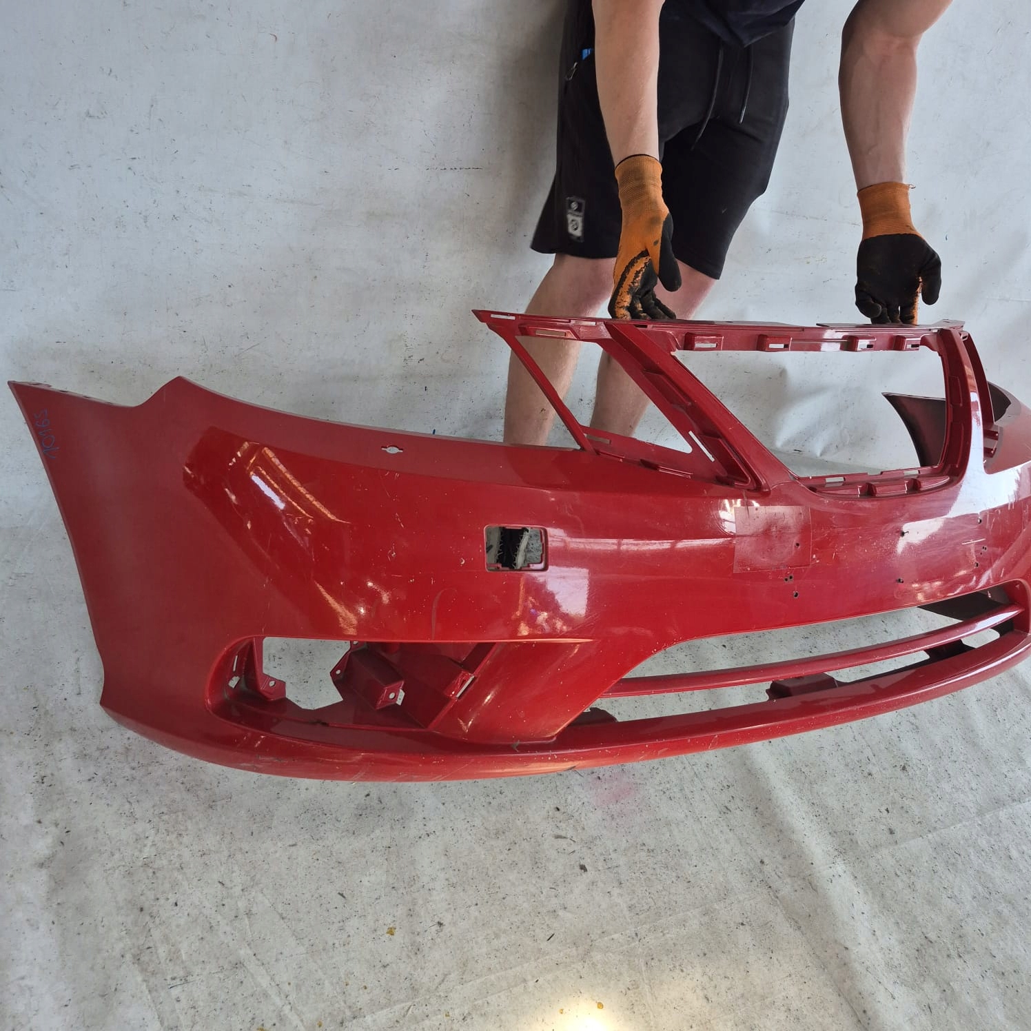 SAAB 9-3 II LIFT 07- bumper front front SPR