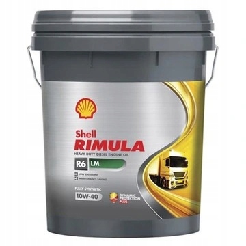 Shell Rimula R6 LM 10W40 20L do DPF syntetyczny