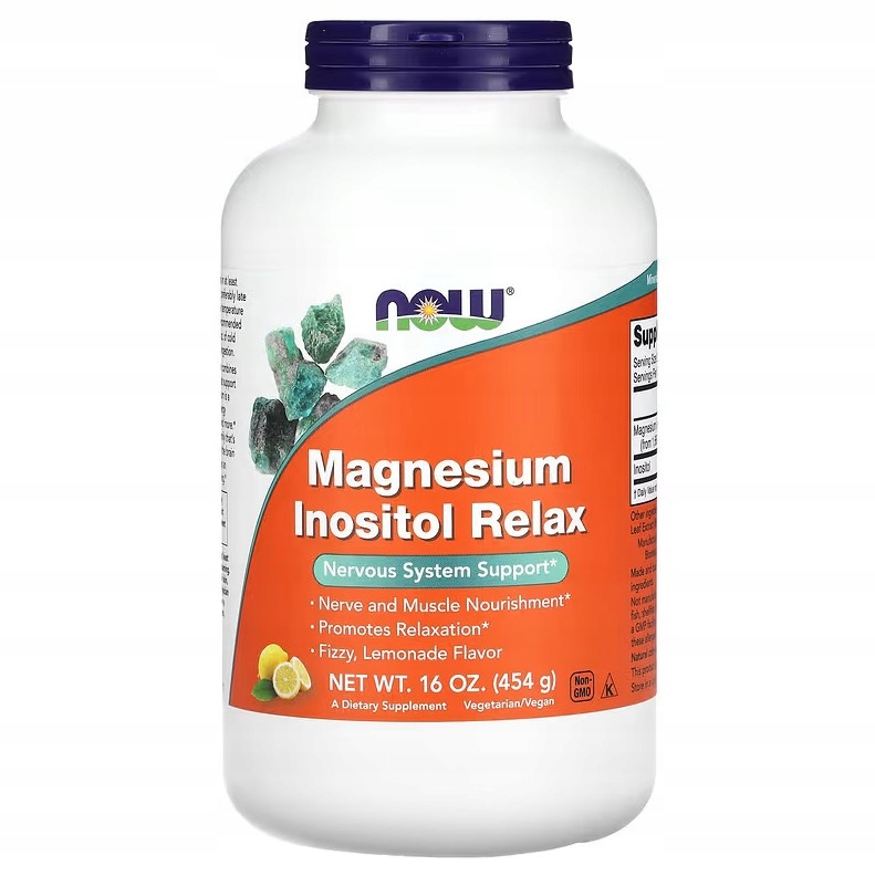 Now Foods Magnesium Inositol Relax Powder, 454g