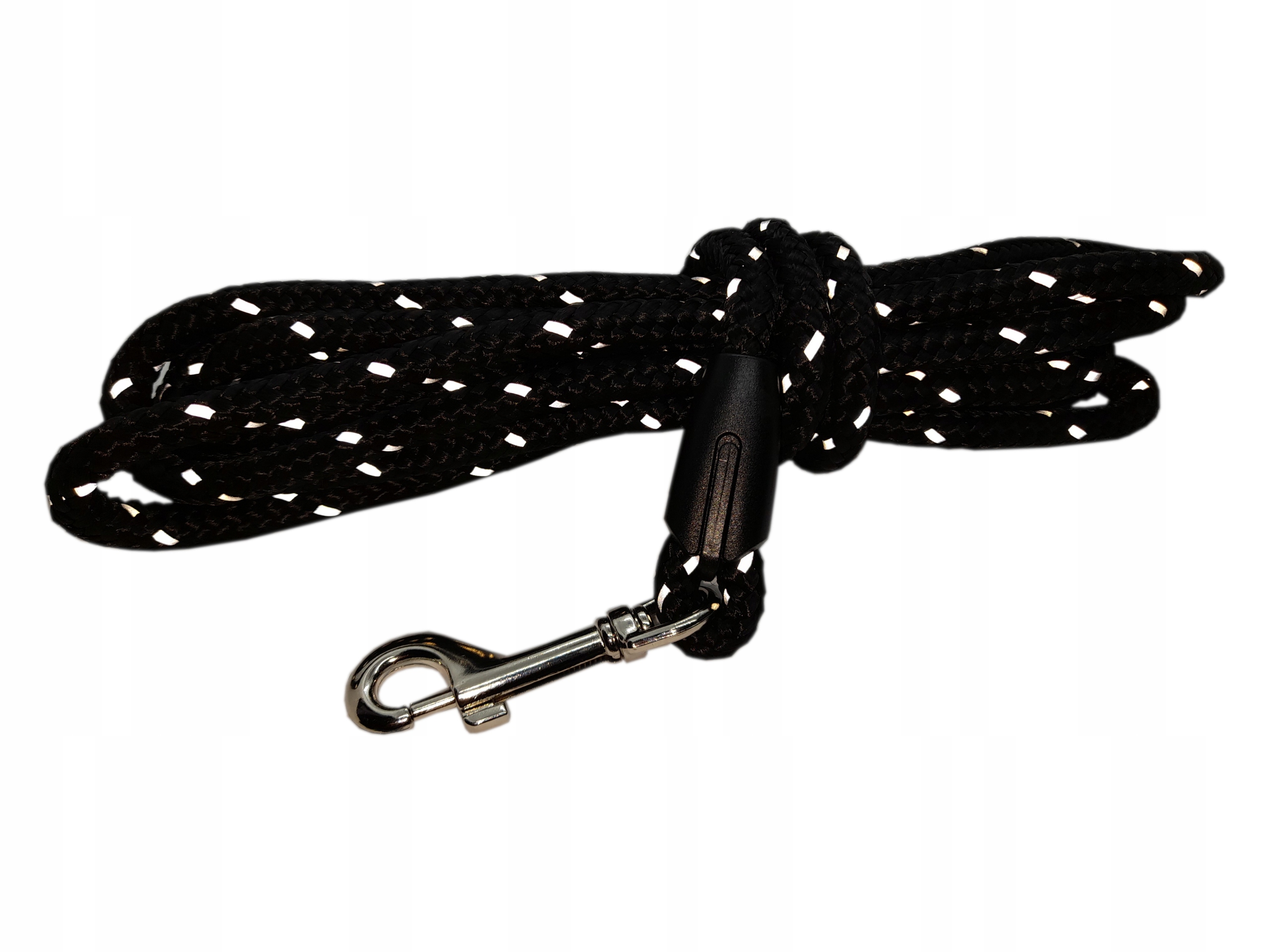 

Smycz z liny 8mm 2m S/m odblaskowa - Na noc