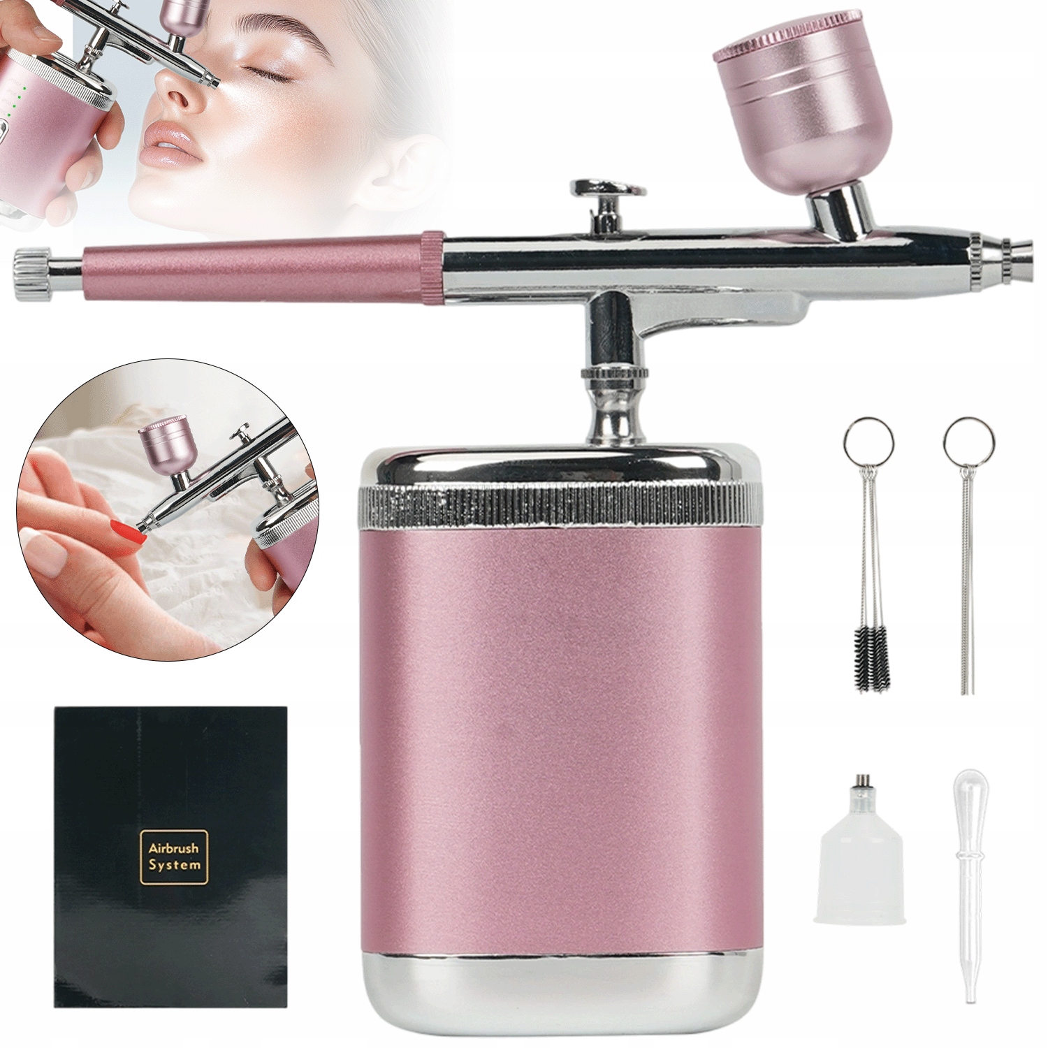 Přenosný Elektrický Beauty Multifunkční Vstřikovač Kyslíku Ve Spreji Aerograf