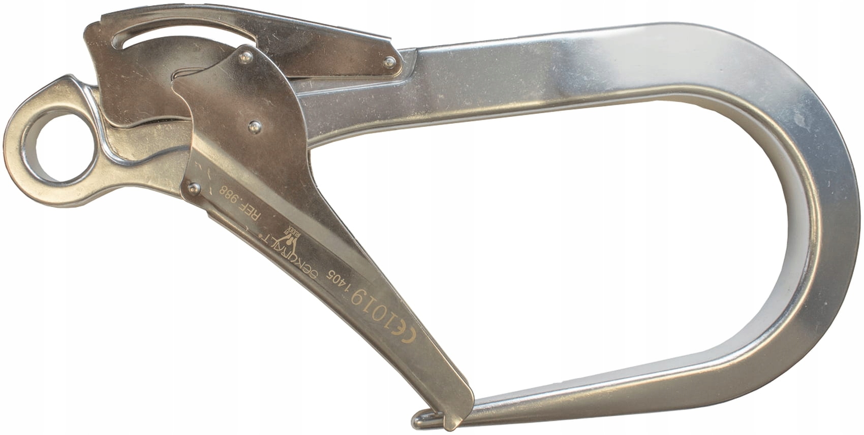 Karabinový hák hliníkový 988: Lehkost a bezpečnost s velkou světlou výškou