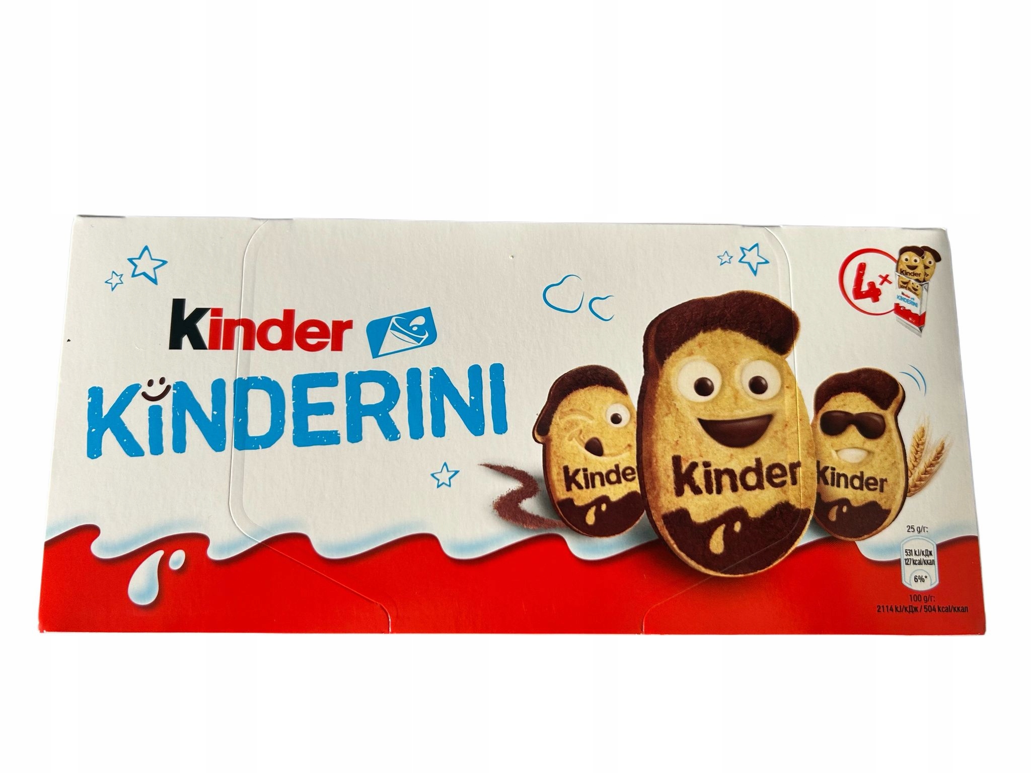 CIASTKA FERRERO KINDER KINDERINI 8 SZTUK / 100 g