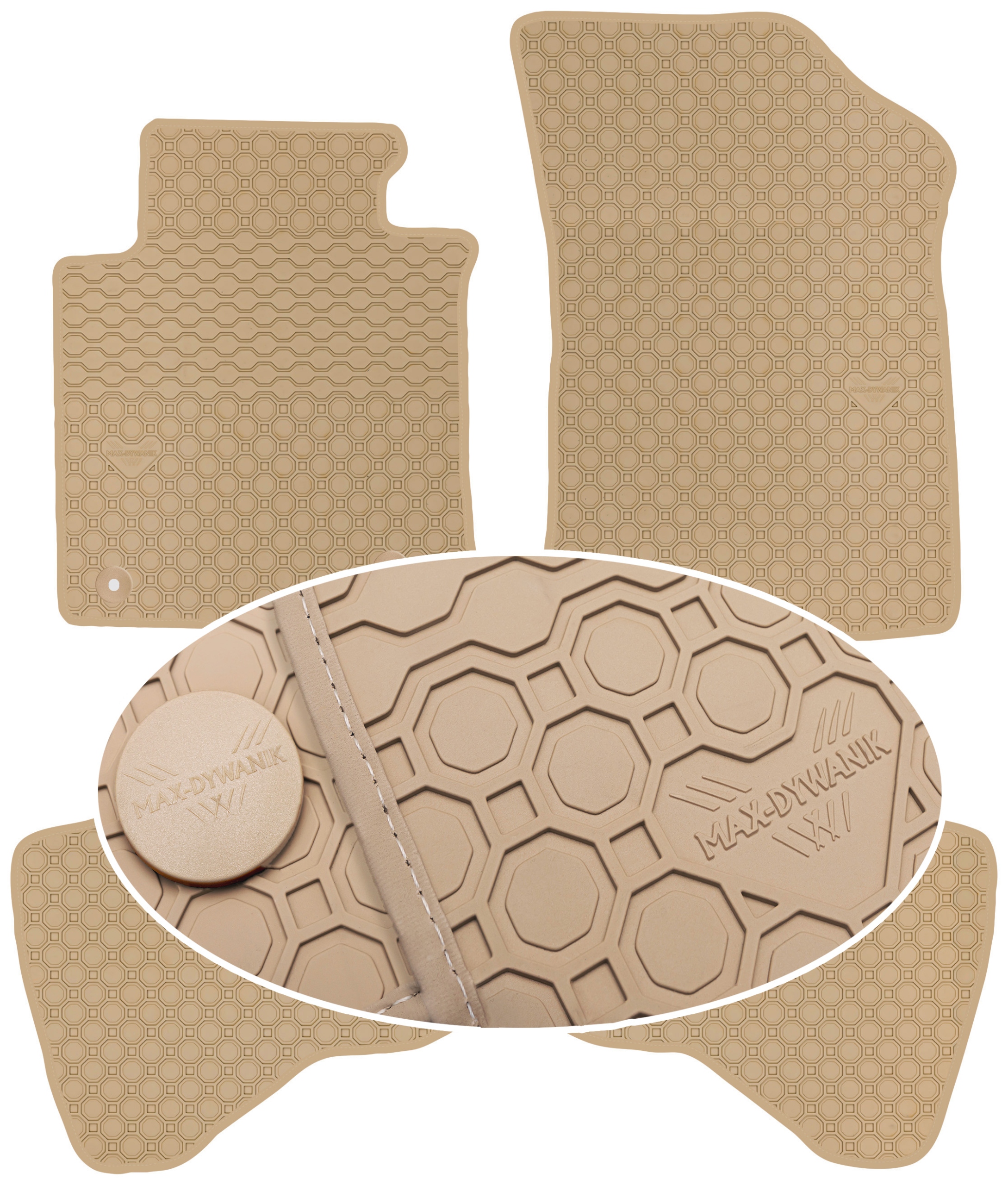 Peugeot 107 Fl 2009-2014 Koberce Béžové