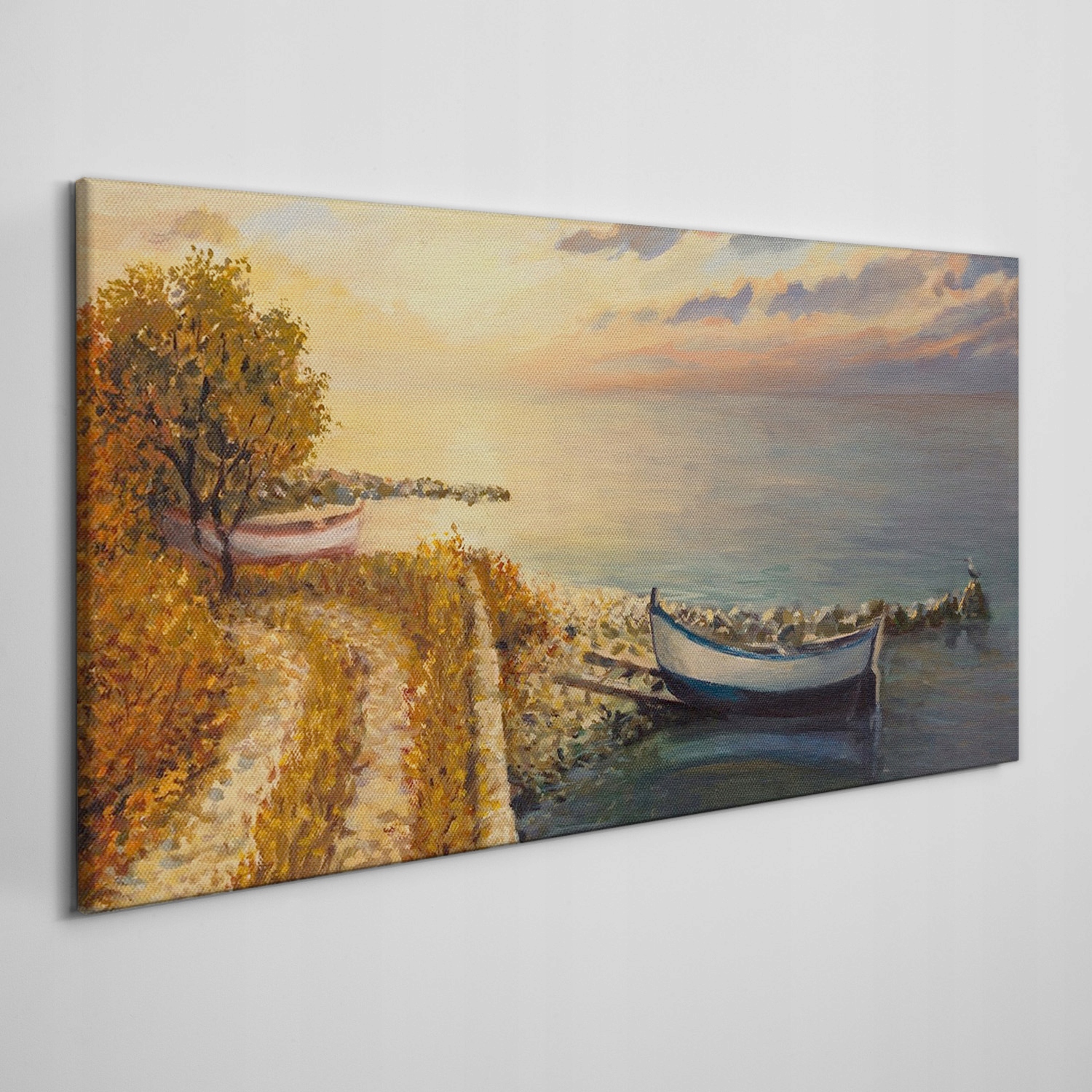 

Obraz płótno Morze ścieżka drzewo chmury 100x50 cm