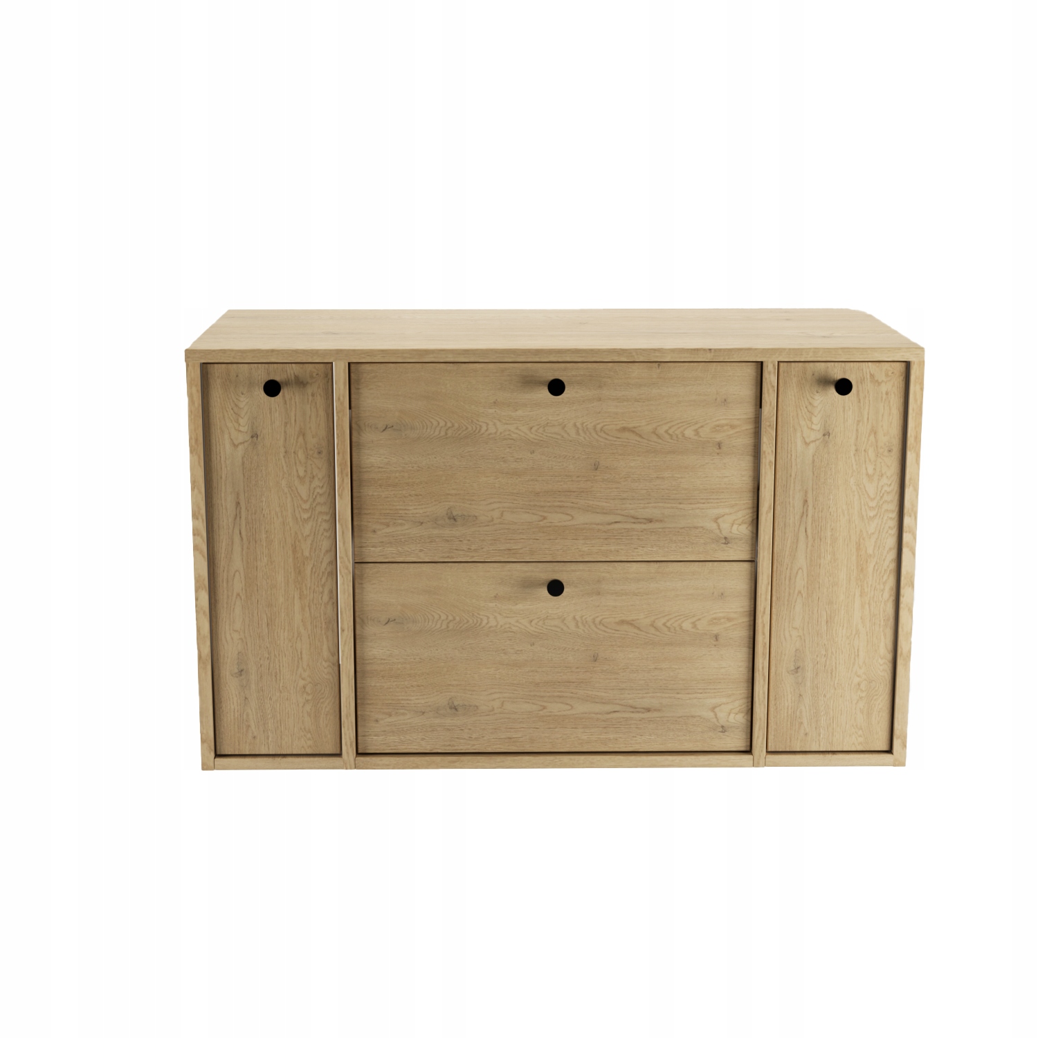 Skříňka pod umyvadlo 100 cm, 2 zásuvky, 2 dveře Dub Cremona Belino