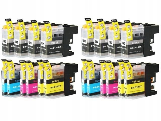 20x Tusz do Brother LC123 DCP-J132W DCP-J152W kpl