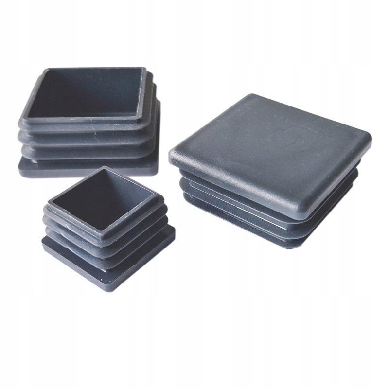 Zaślepki zaślepka kwadratowa 40x40mm Grafit 20szt