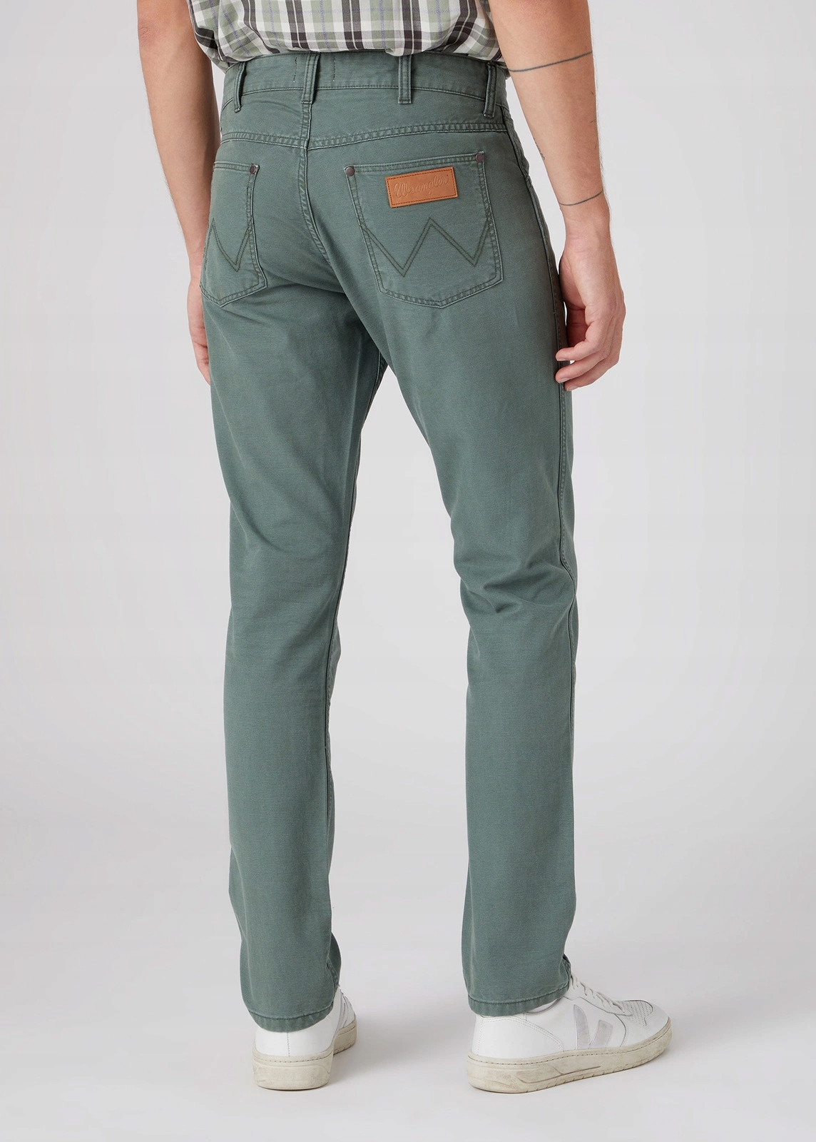 Pánské jednoduché kalhoty Wrangler Greensboro Thyme W15QDRG37 40/34
