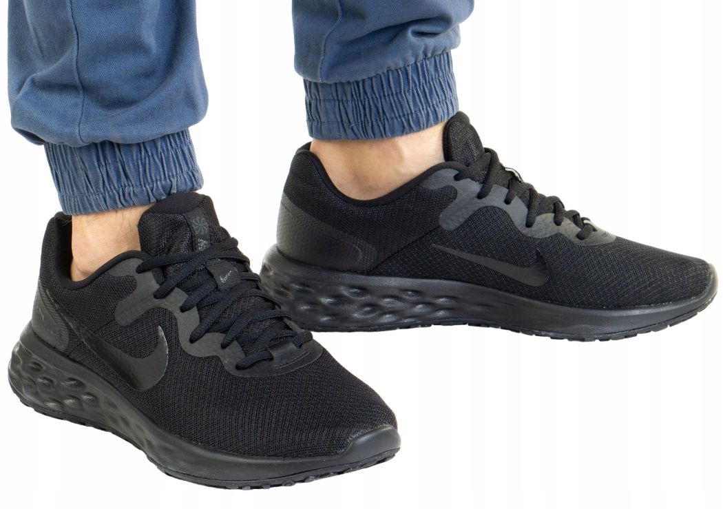 Nike Revolution Sportovní Černé Pánské Lehké Boty Pohodlné Na Jaro Léto