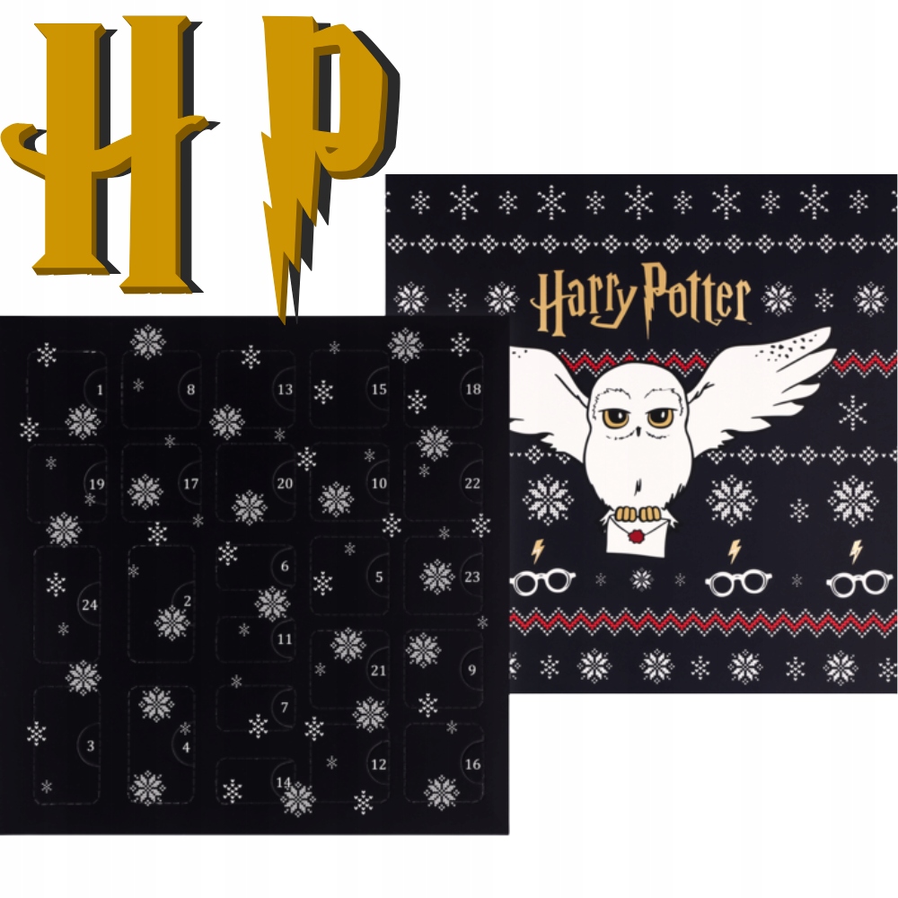 Адвент-календарь Harry Potter Hogwarts in the Snow, 24 канцелярских сюрприза — фото 2
