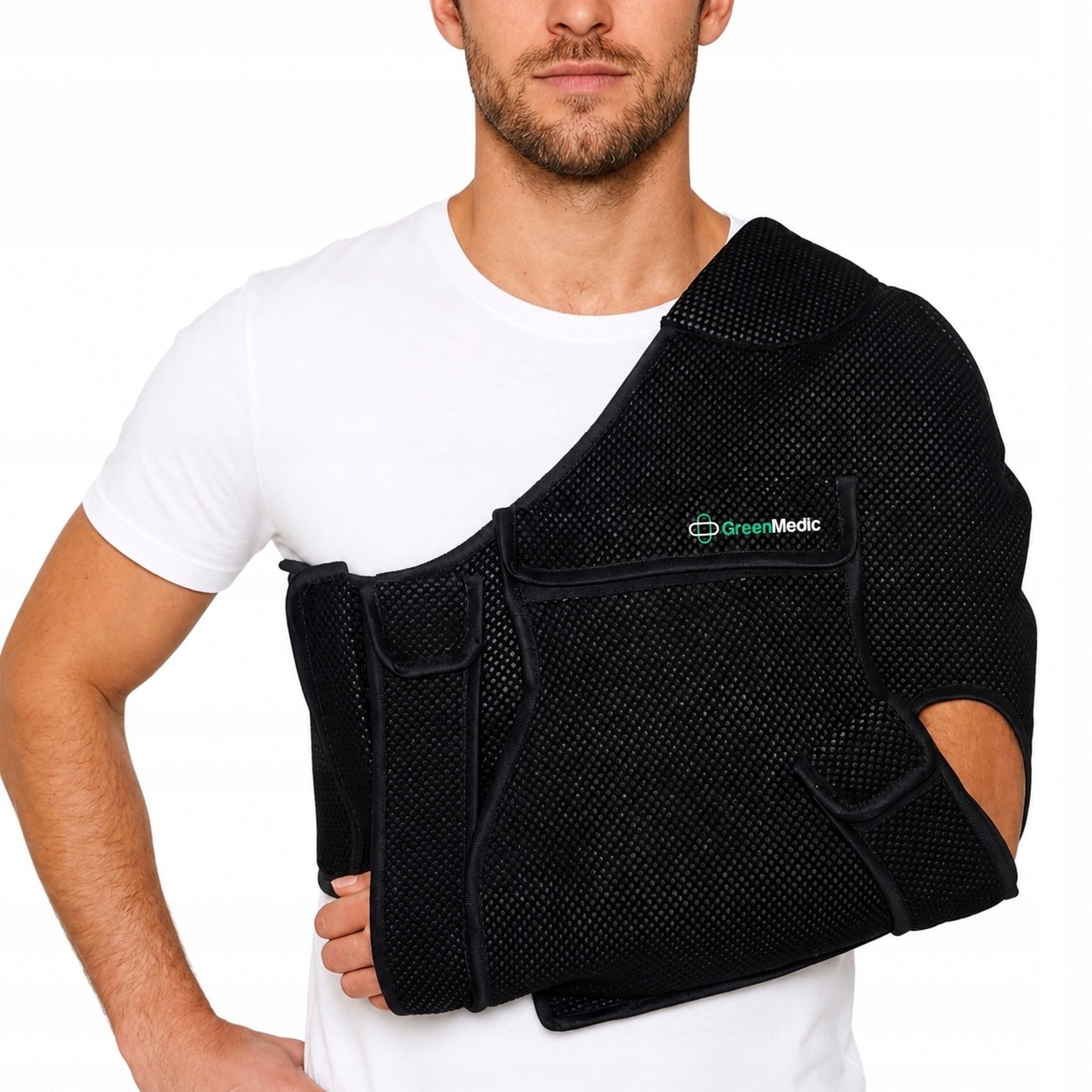 Orteza na bark i ramię stabilizator Green Medic usztywniacz templak Desault
