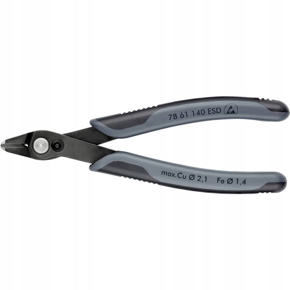 Boční štípací kleště dlaelektron.ESD, oxidové 140 mm Knipex