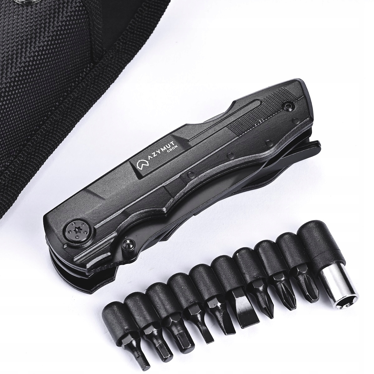 MULTITOOL AZYMUT GRON Narzędzie Wielofunkcyjne 9 BITÓW SCYZORYK na PREZENT Marka inna marka