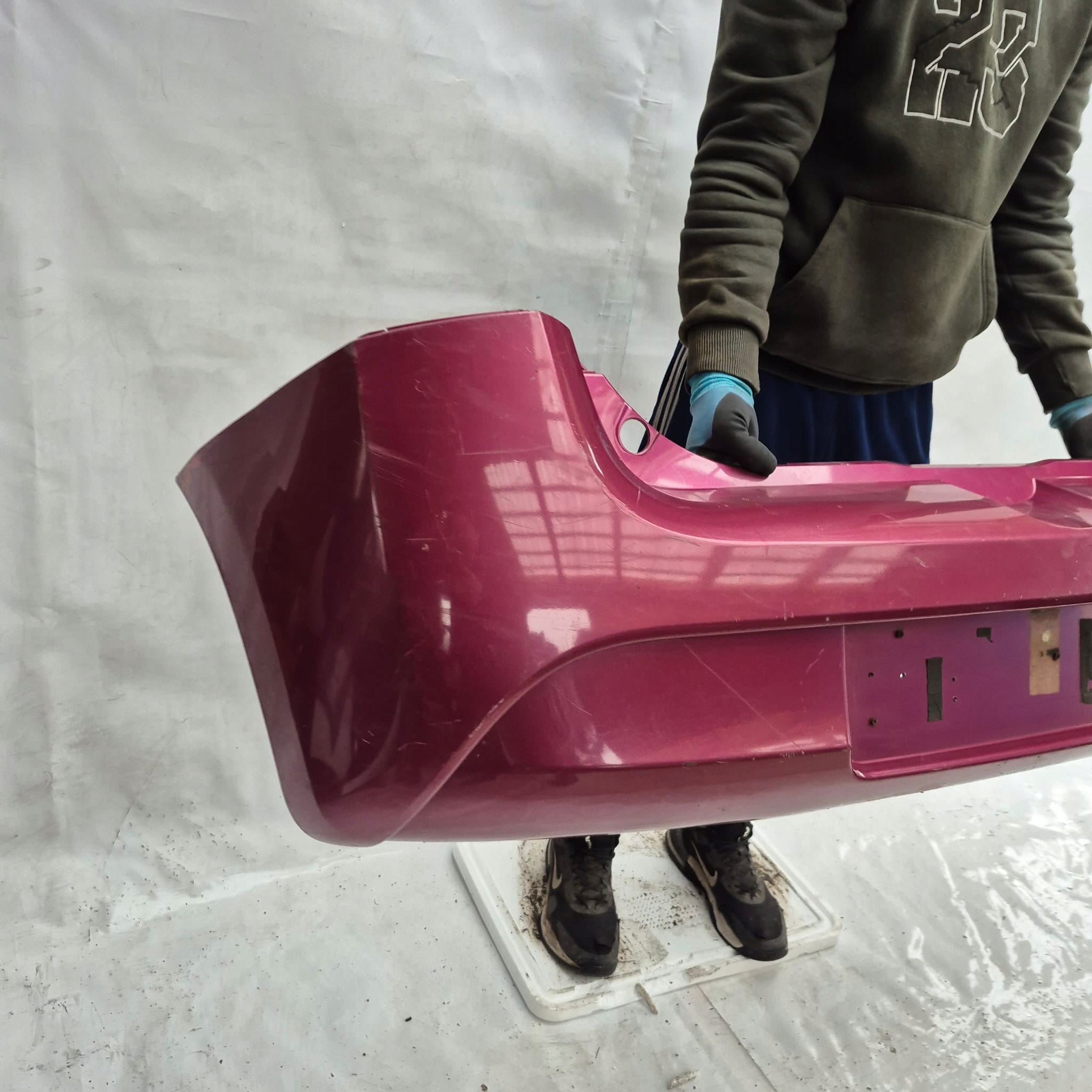RENAULT TWINGO II 2 LIFT 10-14 bumper rear part rear