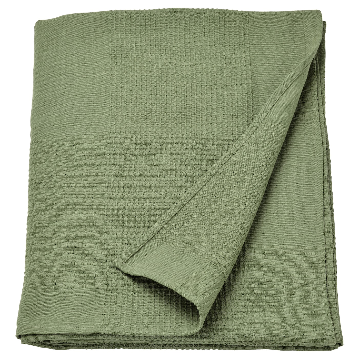 Přehoz Indira Šedozelený 150 x 250 cm 100% Bavlna