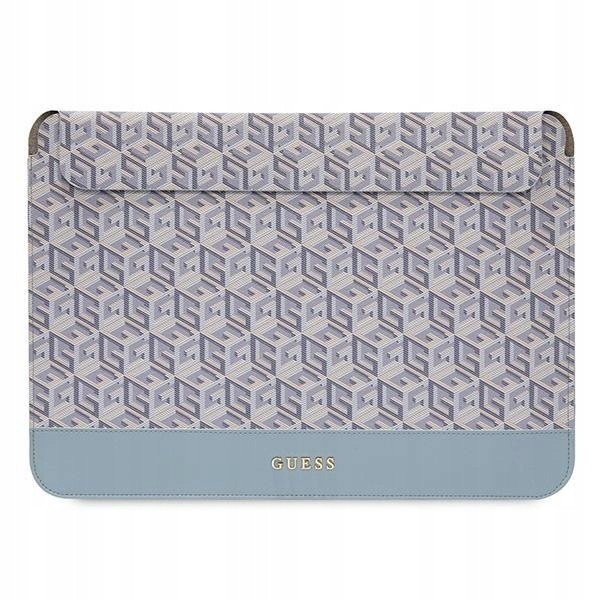Guess Puzdro GUCS16HGCFSEB 16" modrá/blue GCube Stripes