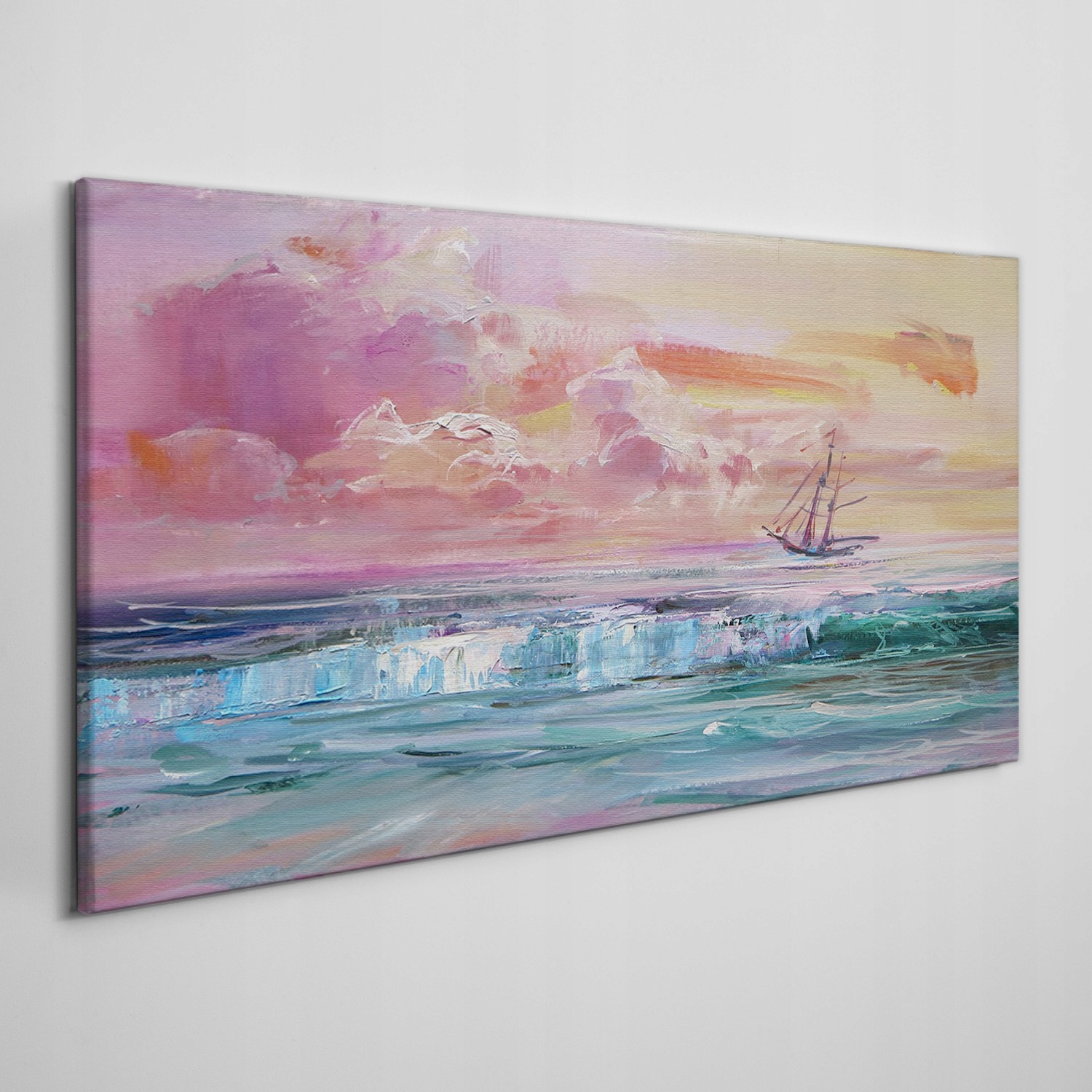

Obraz płótno Malarstwo ocean morze statek 140x70