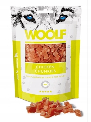 5x Woolf Chunkies Kuřecí 100g