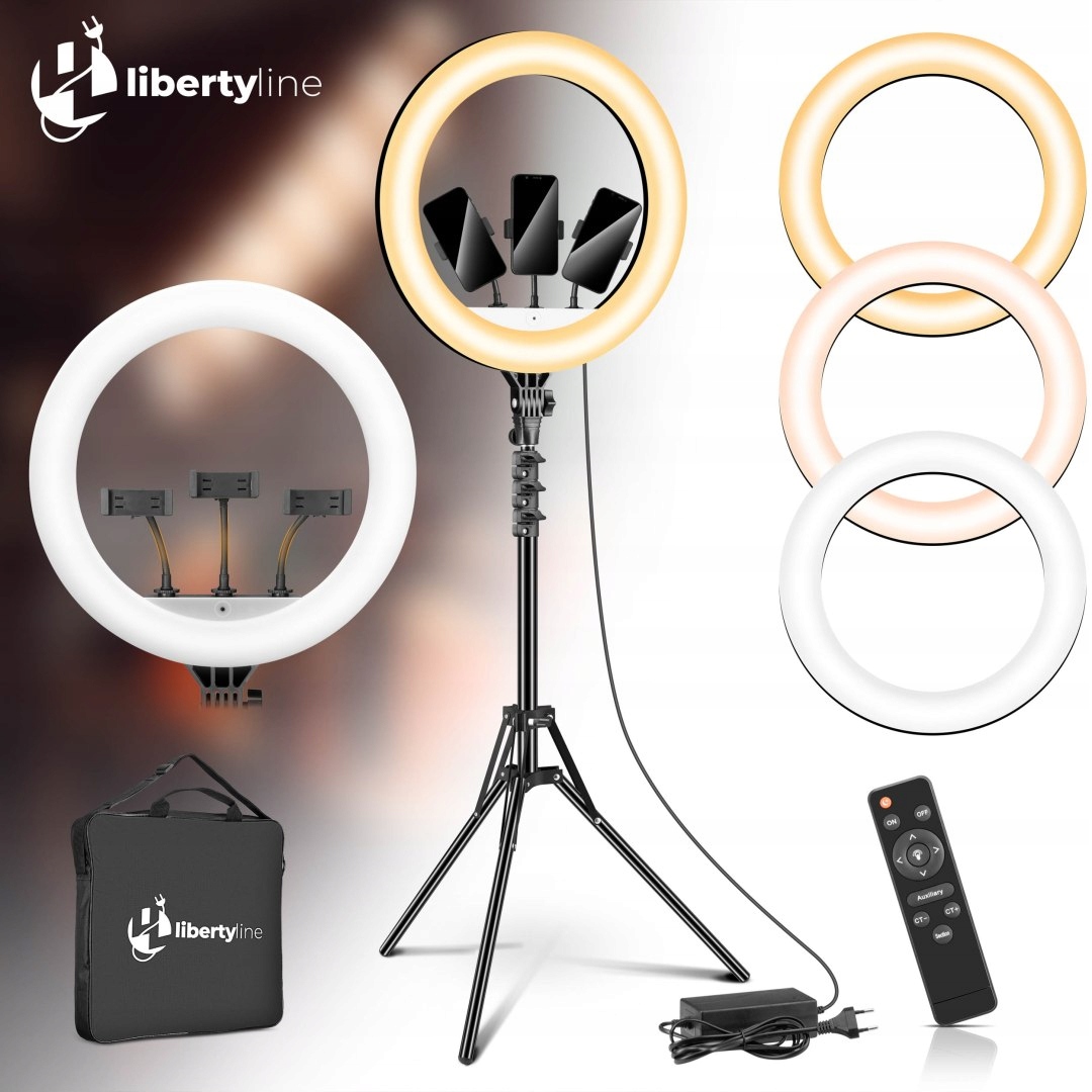 kruhová lampa Led Pro Fotografické Filmy Se Stativem A Dálkovým Ovládáním