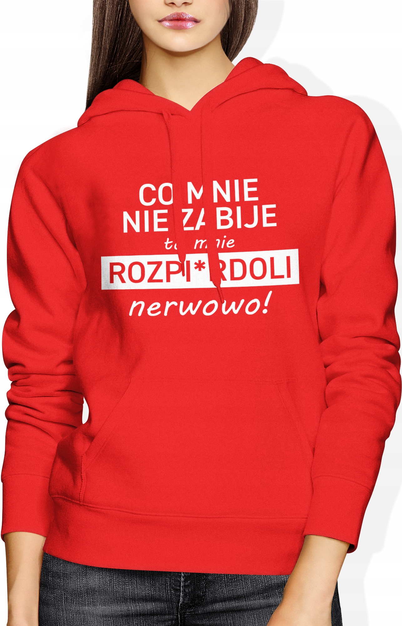 

Bluza Z Nadrukiem Damska Śmieszna Kapturem Rozm L