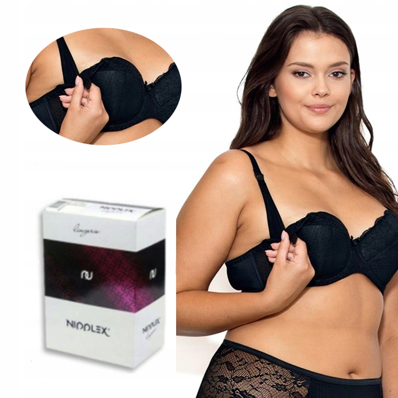 Podprsenka na kojení Pia Nipplex černá 80G