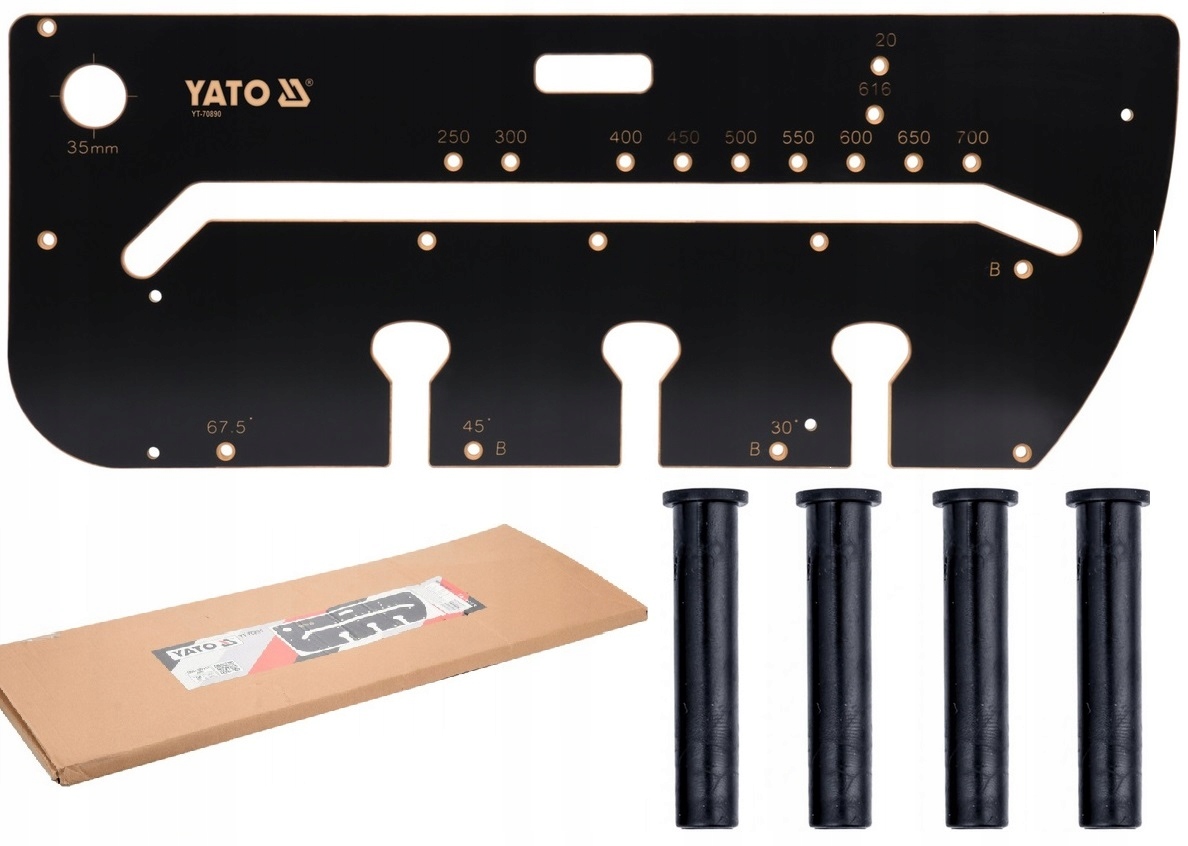 ШАБЛОН ДЛЯ СТЫКОВКИ СТОЛЕШНИЦ ОПОРНУЮ ПЛАСТИНУ 700 ММ YATO