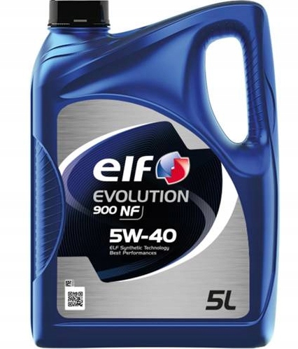 

Olej Silnikowy Elf Evolution 5W40 900 Nf 5L