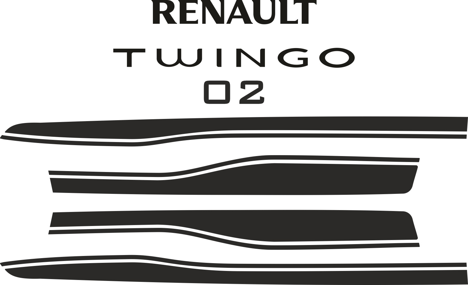 

Naklejki na Renault Twingo 3 Gt 02 podwójne