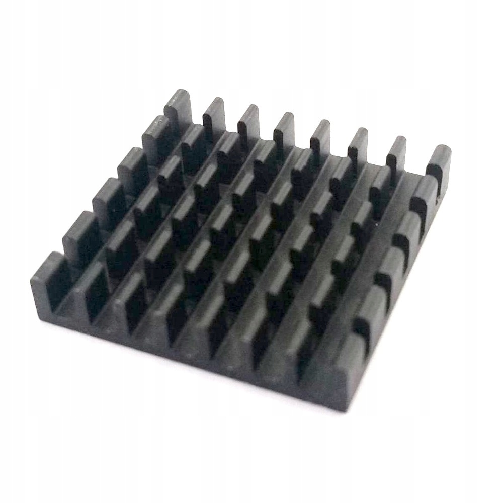 RADIATOR 25mm x 25mm x 5mm aluminiowy czarny (3900a)
