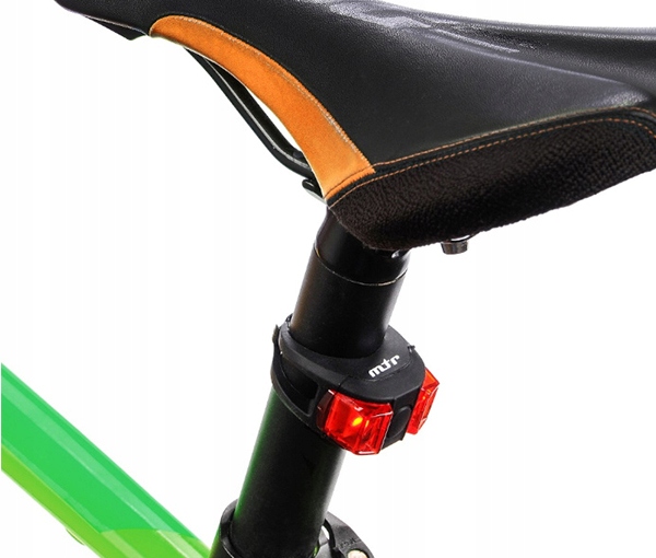 ZESTAW LAMPEK ROWEROWYCH DO ROWERU PRZÓD + TYŁ LED Marka Meteor