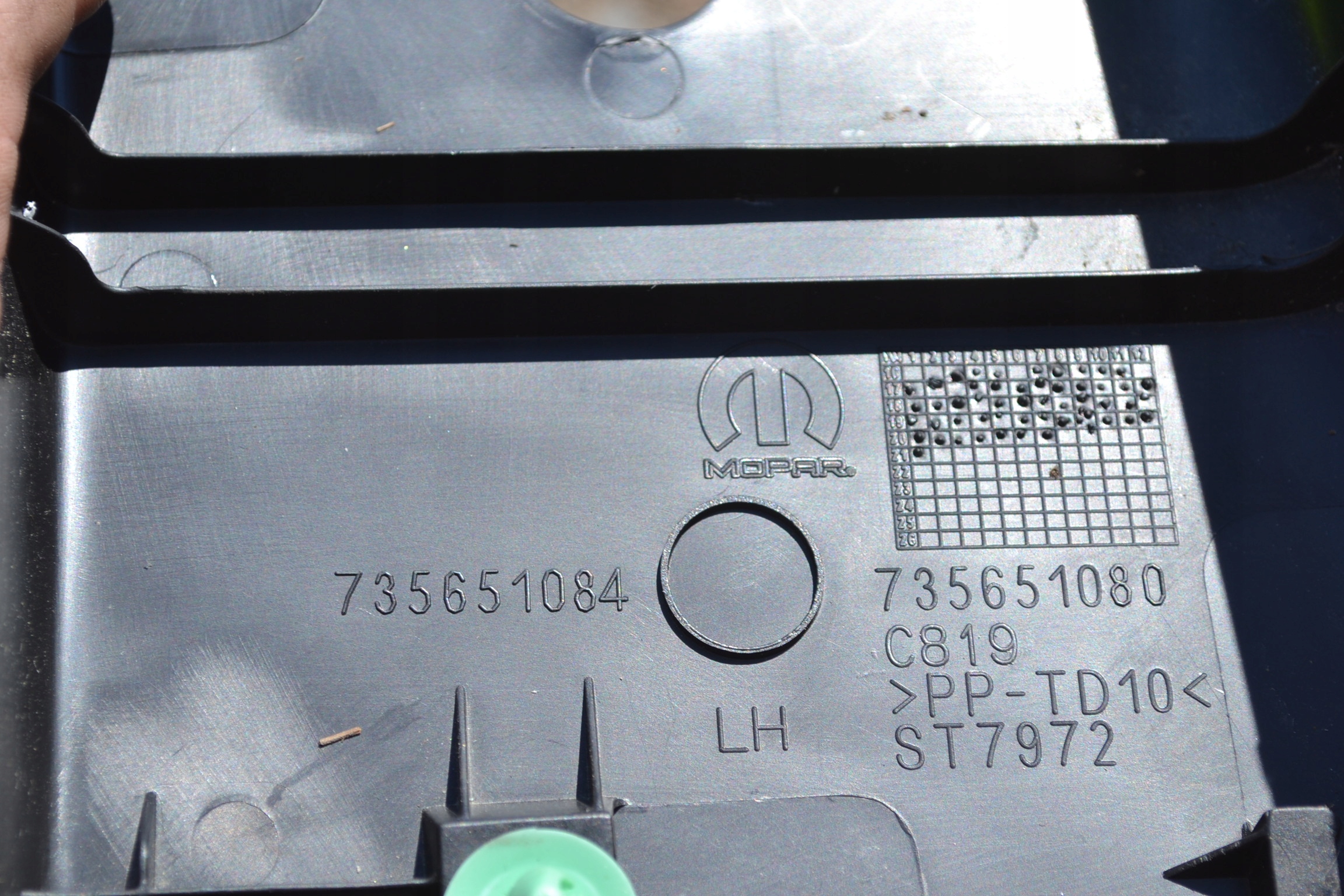 FIAT 500 upholstery cover steering wheel right left