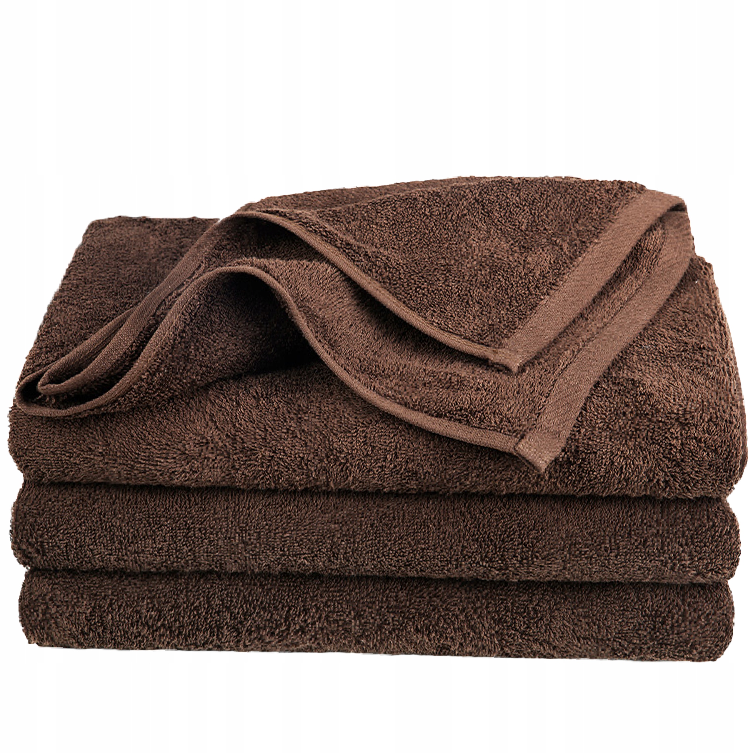 Plážové osušky - Kúpeľná hnedá uterák 90x180 cm bavlna