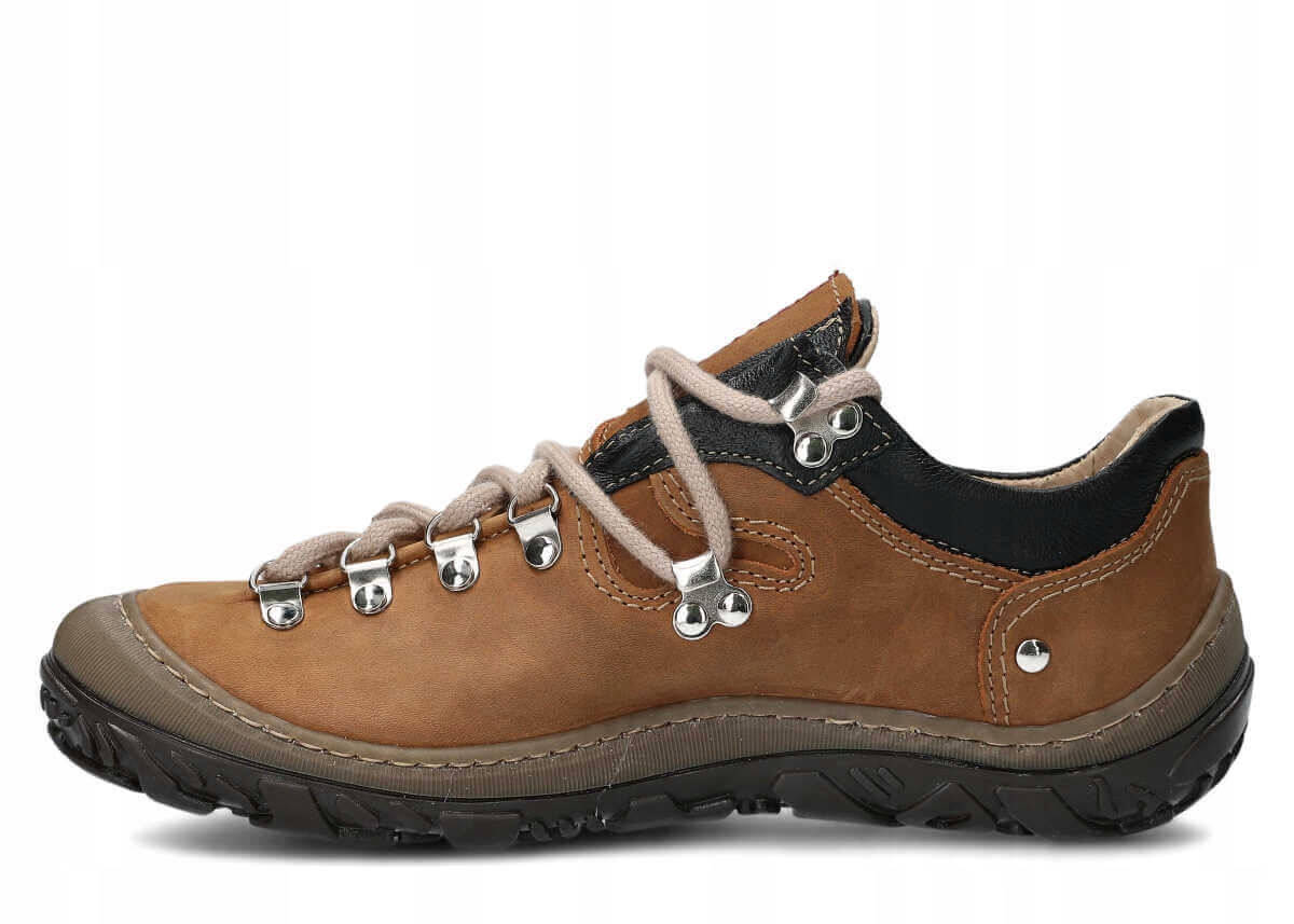 NAGABA 054 BRĄZ CRAZY -PÓŁBUT TREKKINGOWY DAMSKI - ROZMIAR 39 Cechy dodatkowe brak