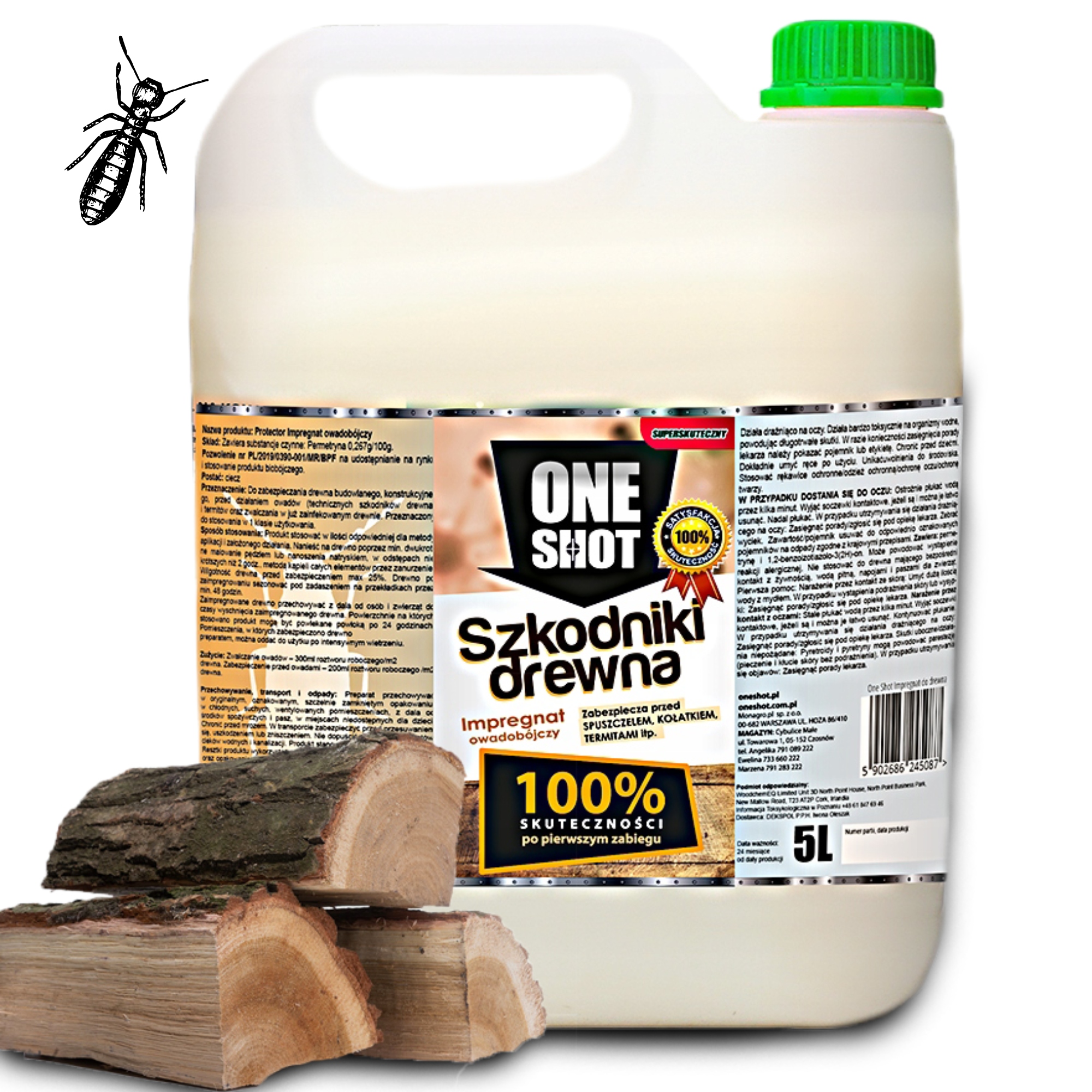 

Impregnat Do Drewna Korniki Kołatki Spuszczele 5L